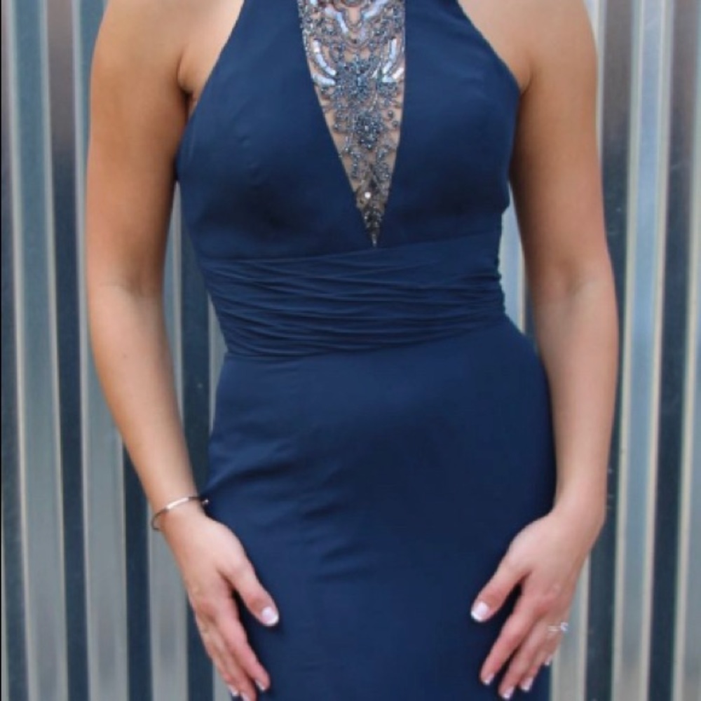 Mermaid glam bridesmaid dress